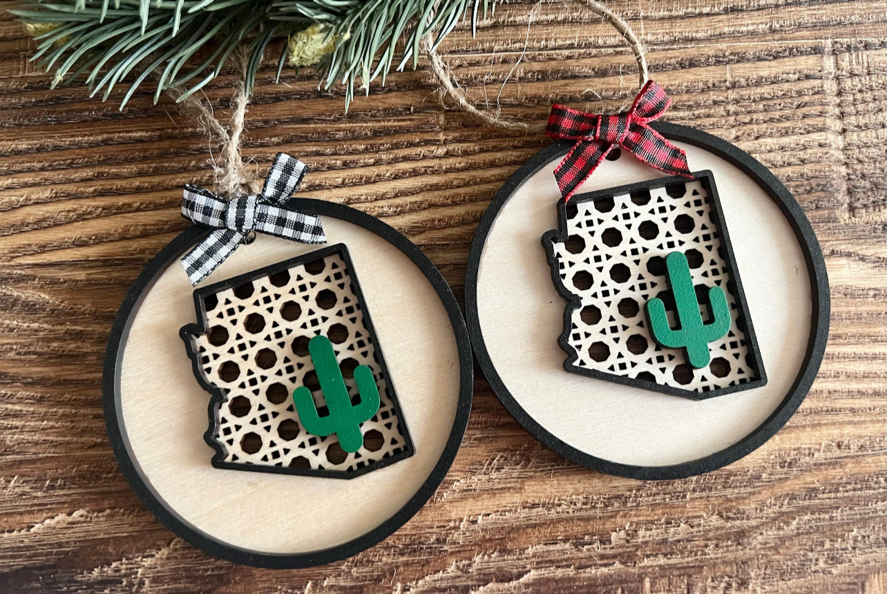 Arizona rattan ornament