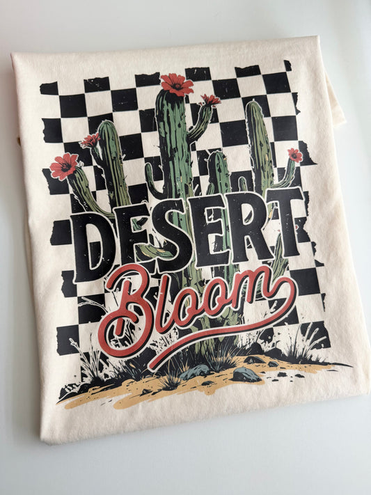 Desert bloom tee, desert tee, cactus tee
