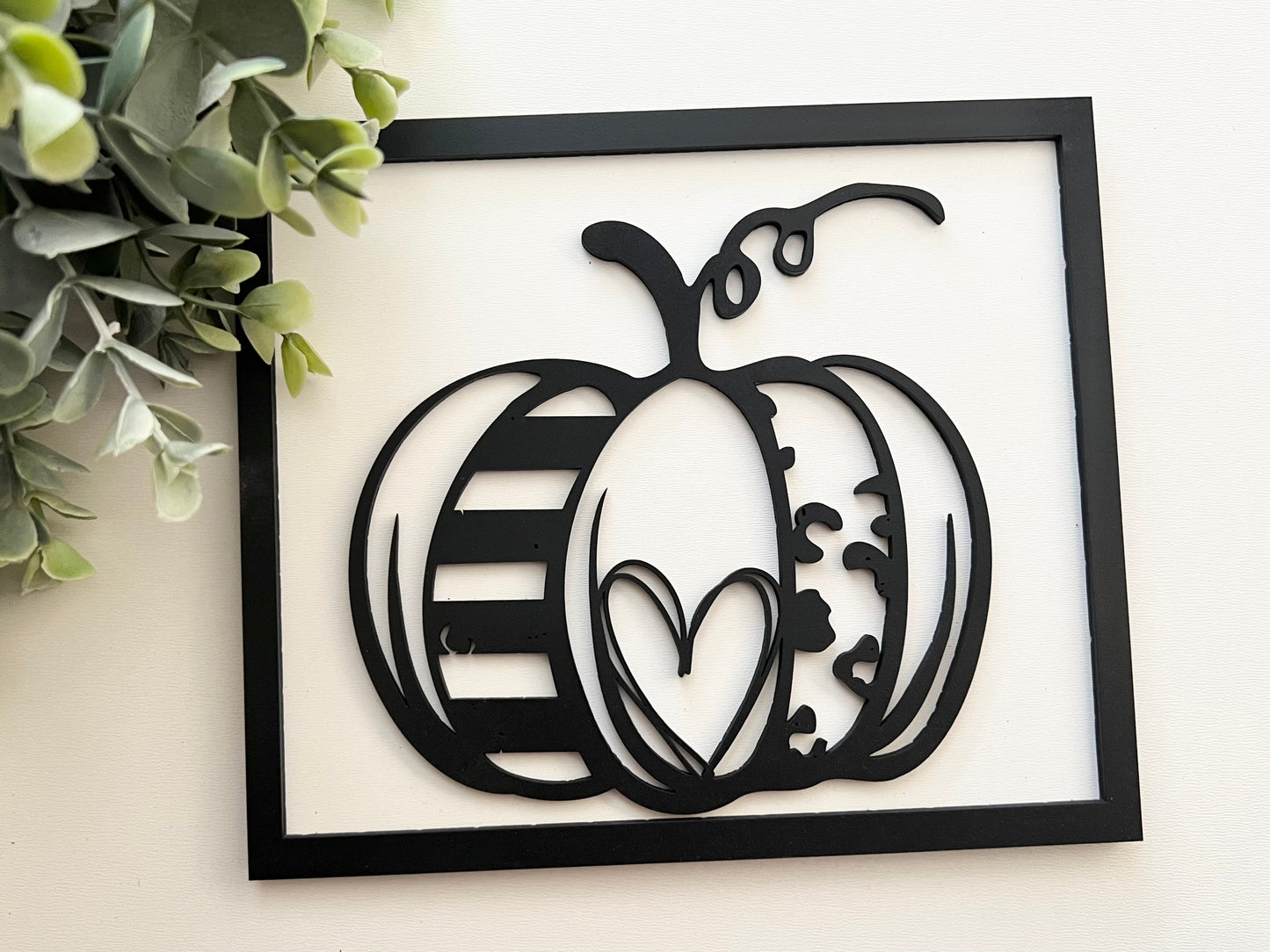 Pumpkin sign