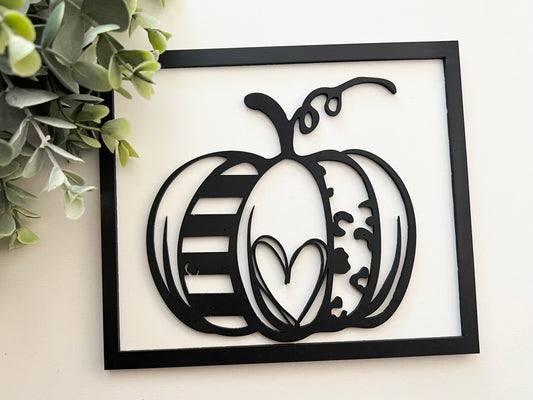 Pumpkin sign